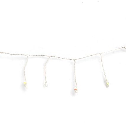 Aigostar - LED Outdoor Christmas String Lights 300 LEDs / 8 modes 3xAA 9.3 m IP44 multicolor