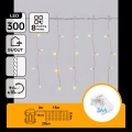 Aigostar - LED outdoor Christmas string lights 300xLED/8 functions 18x0,4m IP44 warm white