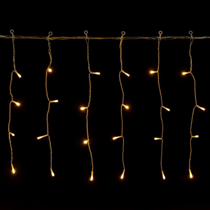 Aigostar - LED outdoor Christmas string lights 300xLED/8 functions 18x0,4m IP44 warm white