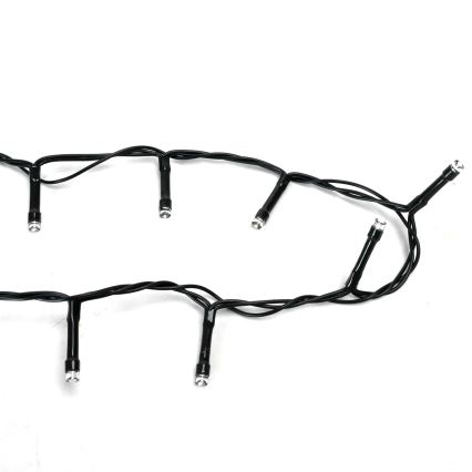 Aigostar - LED Outdoor Christmas Lights 400 LEDs / 8 modes 4×AA 20.3 m IP44 Warm White