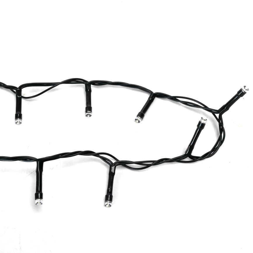 Aigostar - LED Outdoor Christmas Lights 400 LEDs / 8 modes 4×AA 20.3 m IP44 Warm White