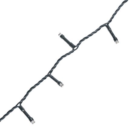 Aigostar - LED Outdoor Christmas String 500 LEDs, 8 Modes, 4xAA, 25.3 m, IP44, Warm White