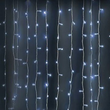 Aigostar - LED Outdoor Christmas String Lights, 558 LEDs, 3 x 1.8 m, IP44, Cool White