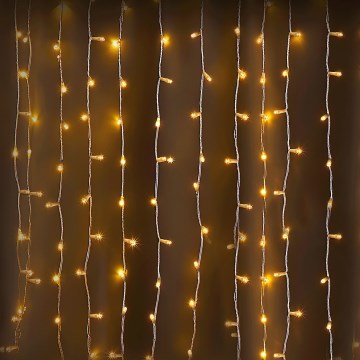 Aigostar - LED Outdoor Christmas String Lights 558 LEDs 3x1,8m IP44 Warm White