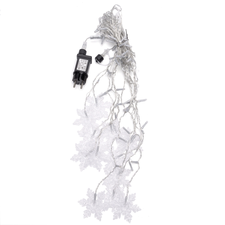 Aigostar - LED dimmable outdoor Christmas string lights 60 LEDs/8 functions 6 x 0.7 m IP44 multicolor + remote control
