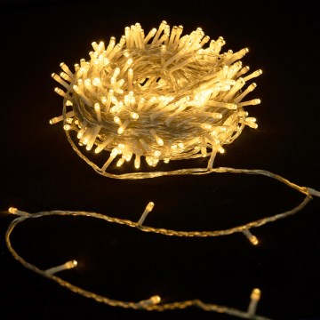 Aigostar - LED Outdoor Christmas String Lights, 600 LEDs, 30 m, IP44, Warm White