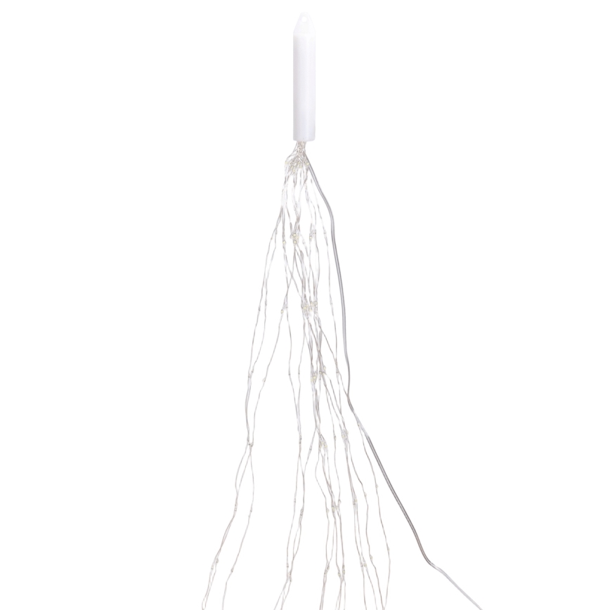 Aigostar - LED Outdoor Christmas String Lights 900 LEDs / 8 functions 6 m IP44 Cool White