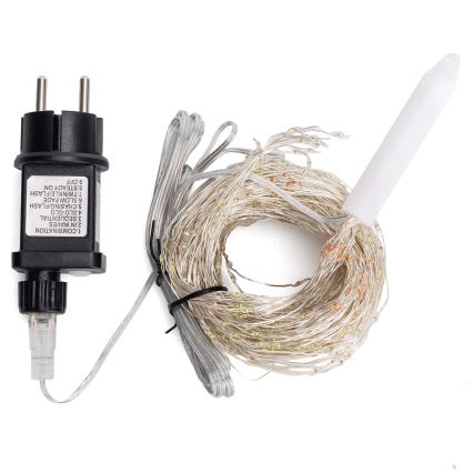 Aigostar - LED Outdoor Christmas String Lights 900xLED/8 functions 6m IP44 multicolor