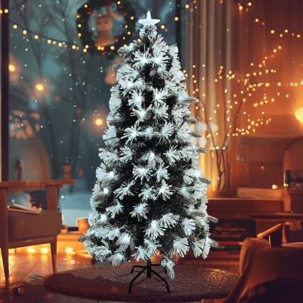 Aigostar - LED Outdoor Christmas Tree 205 LEDs / 8 Functions, 1.8 m, IP44, Cool White