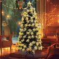 Aigostar - LED Outdoor Christmas Tree, 205 LEDs / 8 Lighting Modes, 1.8 m, IP44, Warm White