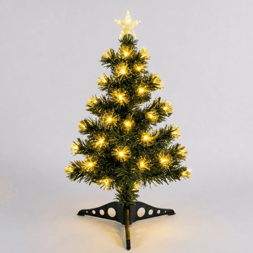 Aigostar - LED Outdoor Christmas Tree 55xLED/8 functions 0.6 m IP44 warm white