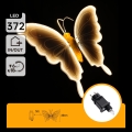 Aigostar - LED Outdoor Decoration 306xLED IP44 Warm White Butterfly