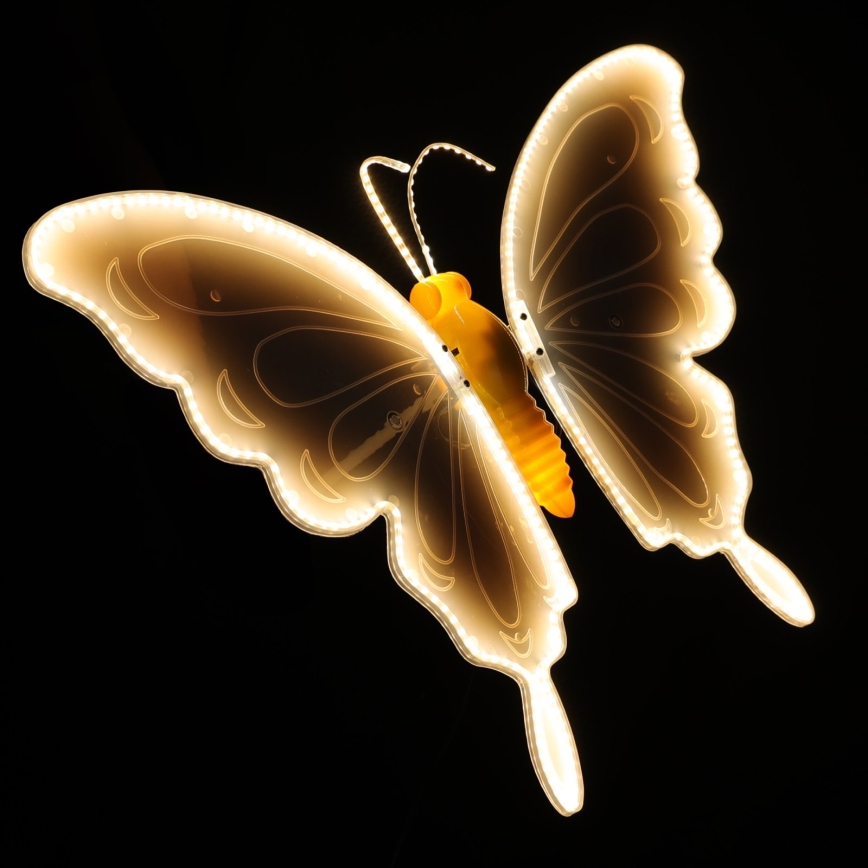 Aigostar - LED Outdoor Decoration 306xLED IP44 Warm White Butterfly