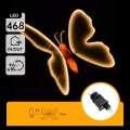 Aigostar - LED Outdoor Decoration 504xLED IP44 Warm White Butterfly
