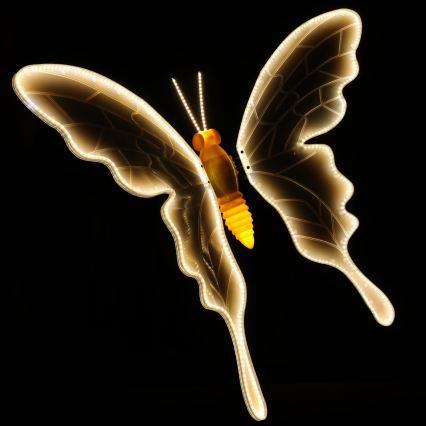 Aigostar - LED Outdoor Decoration 558 LEDs 90 cm IP44 Butterfly / Warm White