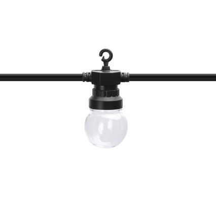 Aigostar - LED Outdoor decorative chain 10xLED/8m IP44 warm white