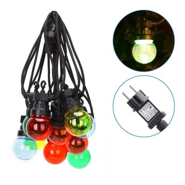 Aigostar - LED Outdoor decorative chain 10xLED/8m IP44 warm white