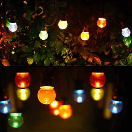 Aigostar - LED Outdoor decorative chain 10xLED/8m IP44 warm white