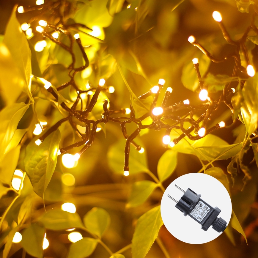 Aigostar - LED Outdoor decorative chain 250xLED/10m IP44 warm white