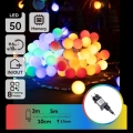 Aigostar - LED Outdoor Decorative String 50xLED/8 functions 5 m IP44 multicolor
