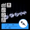 Aigostar - LED Outdoor Decorative String Lights, 160 LEDs, 10 m, IP44, Cool White