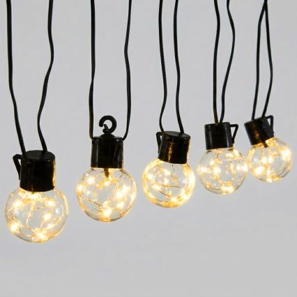 Aigostar - LED Outdoor Decorative String Lights 80xLED/8 functions 5m IP44 warm white
