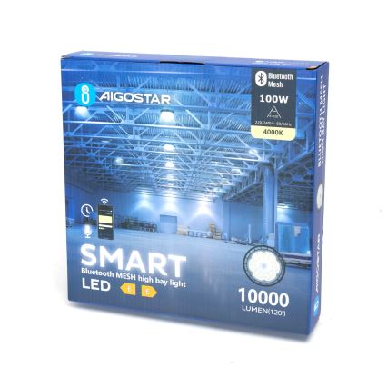 Aigostar - LED Heavy-duty dimmable outdoor light MESH High Bay LED/100W/230V 4000K IP65