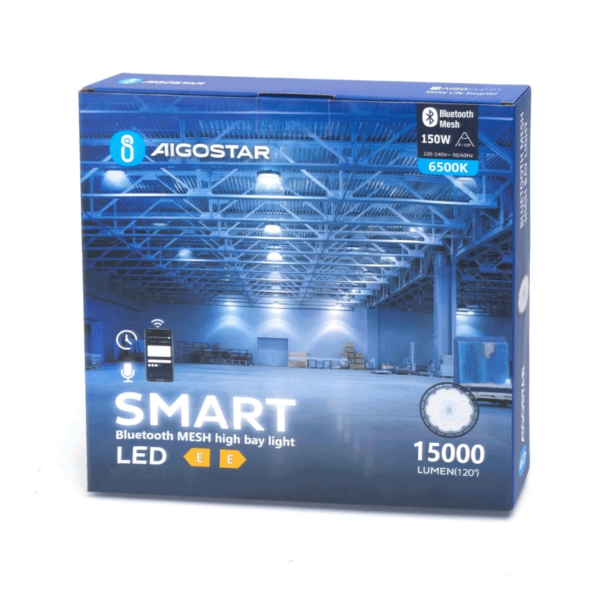 Aigostar - LED Heavy-duty dimmable outdoor light MESH High Bay LED/150W/230V 6500K IP65