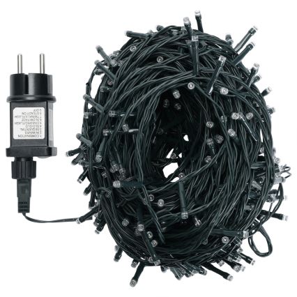 Aigostar - LED Outdoor Light String 500xLED/8 Functions 53m IP44 Cool White