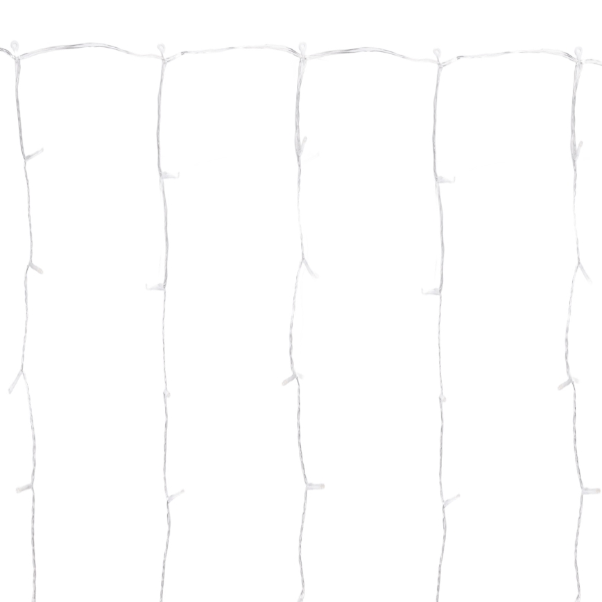 Aigostar - LED Outdoor String Lights 234 LEDs / 8 Modes 1.2 x 1.8 m IP44 Multicolor