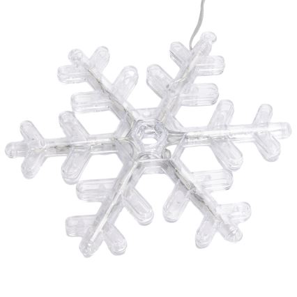 Aigostar - LED Outdoor String 84xLED/8 Functions 1,2x1m IP44 Warm White Snowflakes