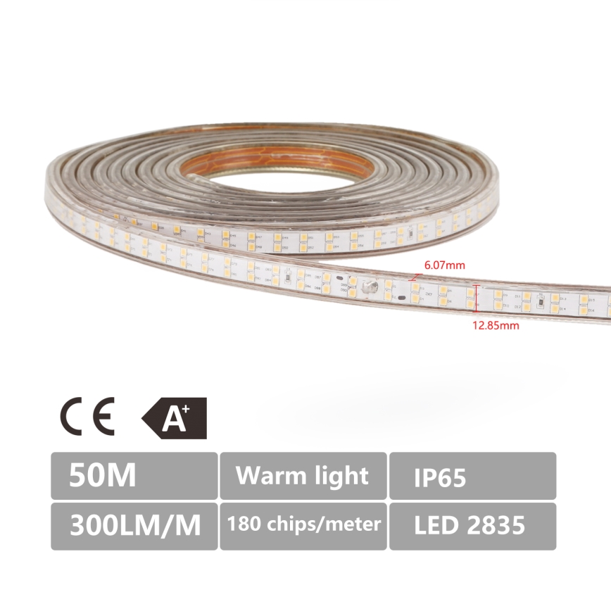 Aigostar - LED Outdoor strip 50m LED/400W/230V 6500K IP65