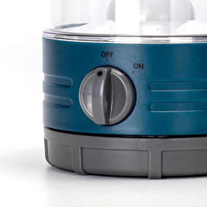 Aigostar - LED Portable camping lamp LED/4xAA blue