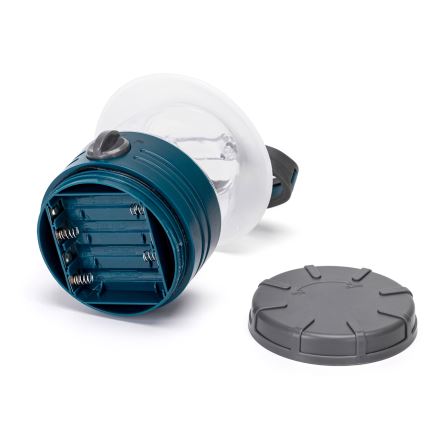 Aigostar - LED Portable camping lamp LED/4xAA blue