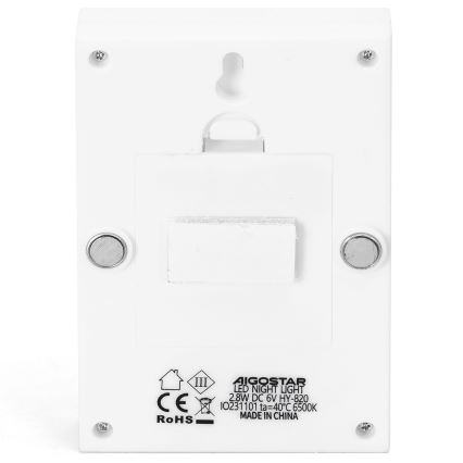 Aigostar - LED Portable Night Light LED/4xAAA 6500K