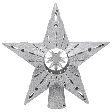 Aigostar - LED Christmas snowflake projector LED/5W/230V multicolor star silver