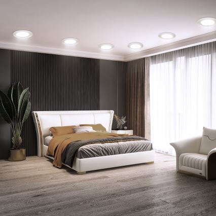 Aigostar - LED Recessed light LED/12W/230V 6500K d. 17,5 cm white