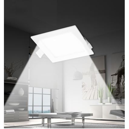 Aigostar - LED Recessed light LED/18W/230V 22x22 cm 3000K white