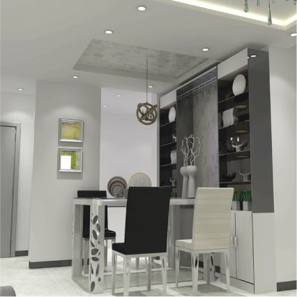 Aigostar - LED Recessed light LED/21W/230V d. 20 cm 6000K white