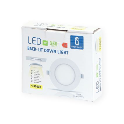 Aigostar - LED Recessed light LED/4W/230V 3000K d. 9,8 cm white
