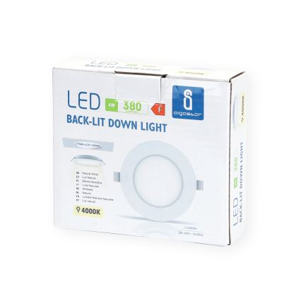 Aigostar - LED Recessed light LED/4W/230V 4000K d. 9,8 cm white