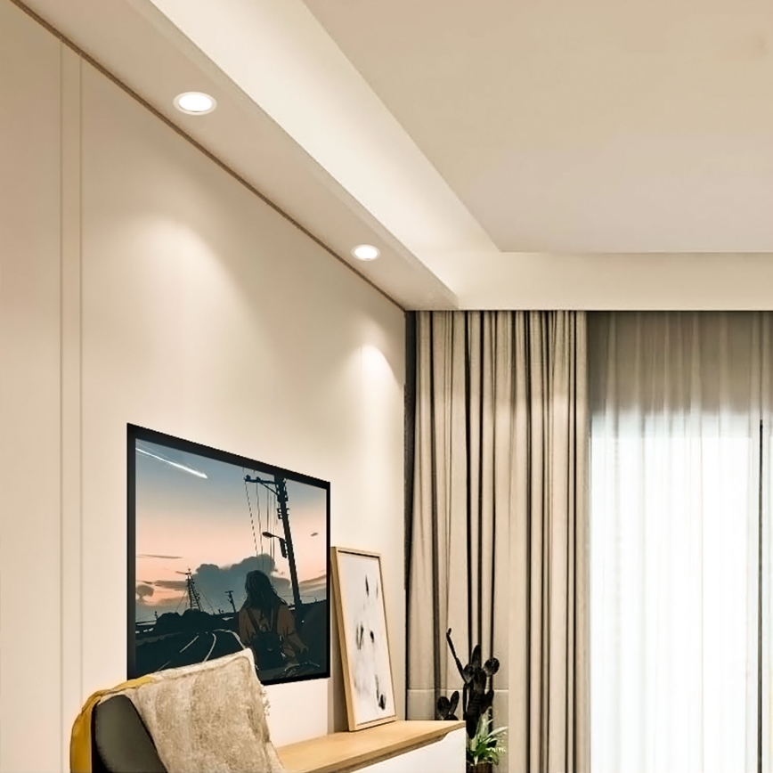 Aigostar - LED Recessed light ULTRATHIN LED/6W/230V 3000K white