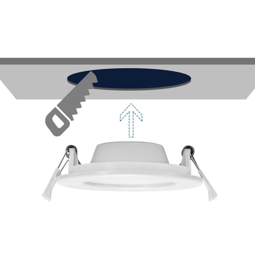 Aigostar - LED Recessed light ULTRATHIN LED/9W/230V 6000K white