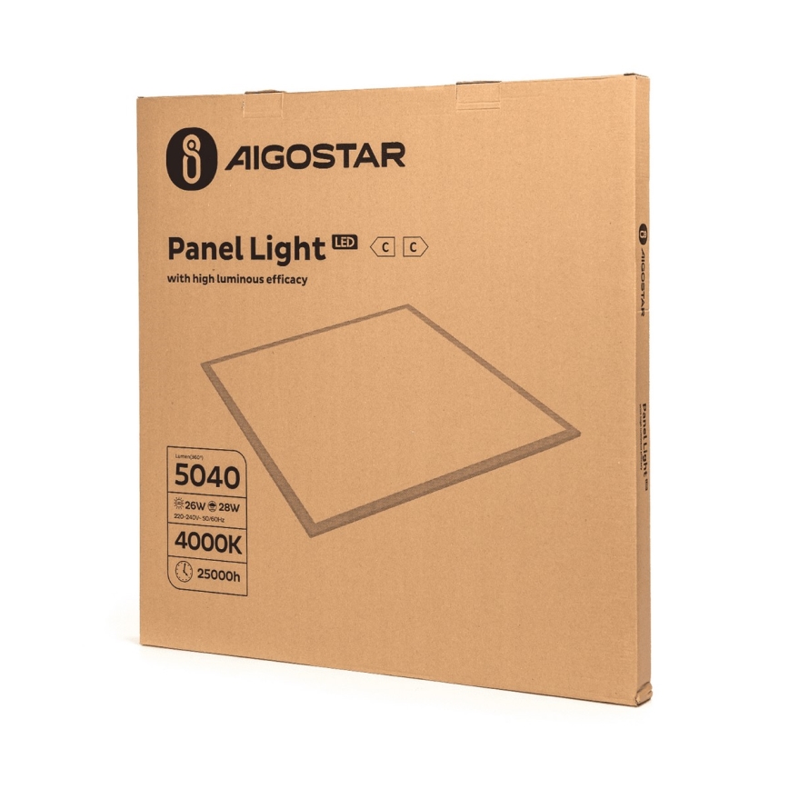 Aigostar - LED Recessed panel LED/28W/230V 60x60 cm 4000K
