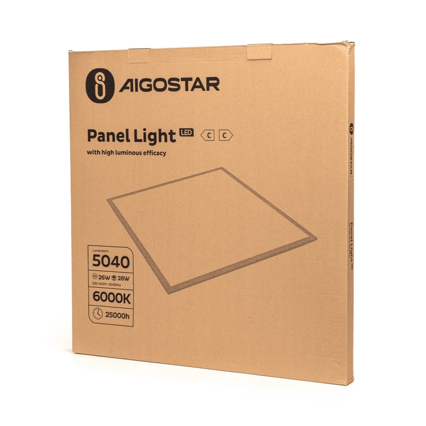 Aigostar - LED Recessed panel LED/28W/230V 60x60 cm 6000K
