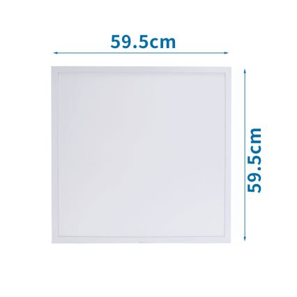 Aigostar - LED Recessed panel LED/40W/230V 6500K 60x60cm white