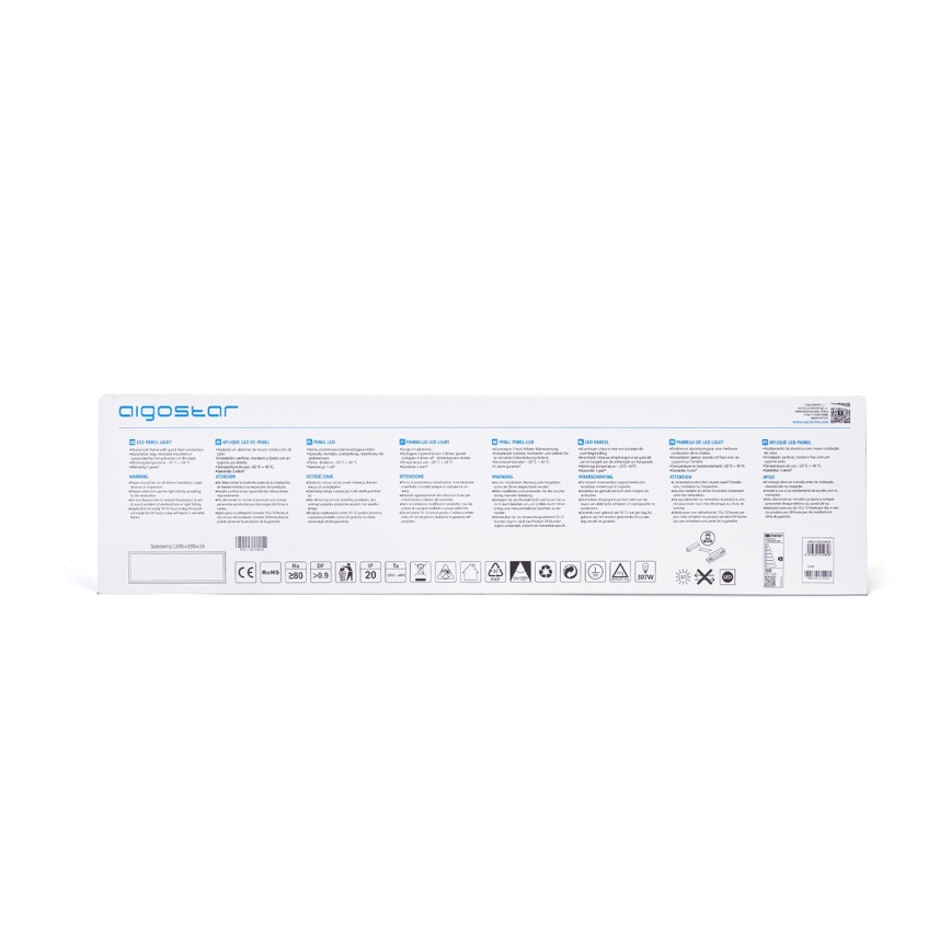Aigostar - LED Recessed panel LED/50W/230V 4000K 120x30cm white