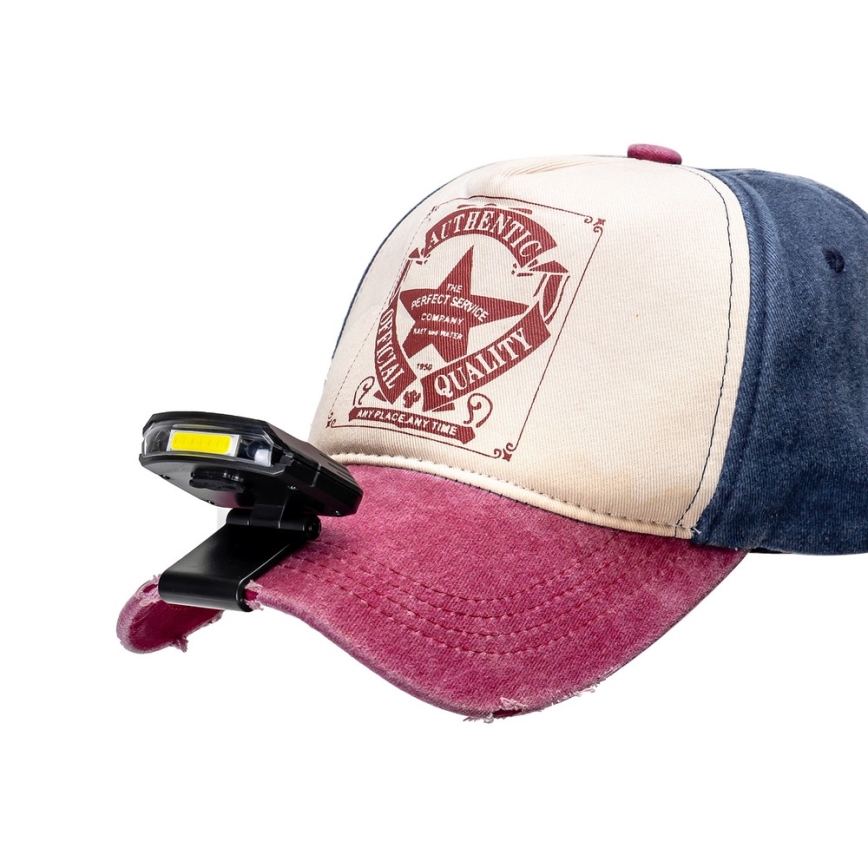 Aigostar - LED Rechargeable dimmable headlamp and sensor LED/1,11W/3,7V