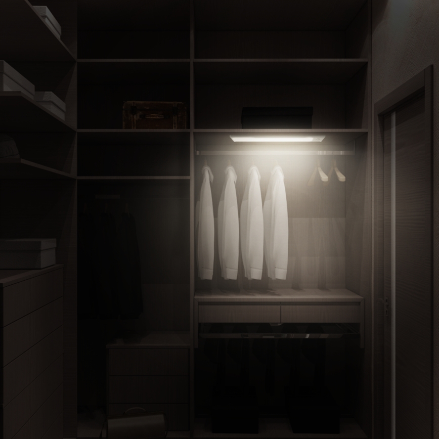 Aigostar - LED Rechargeable furniture lighting with a sensor LED/1,5W/5V 6500K