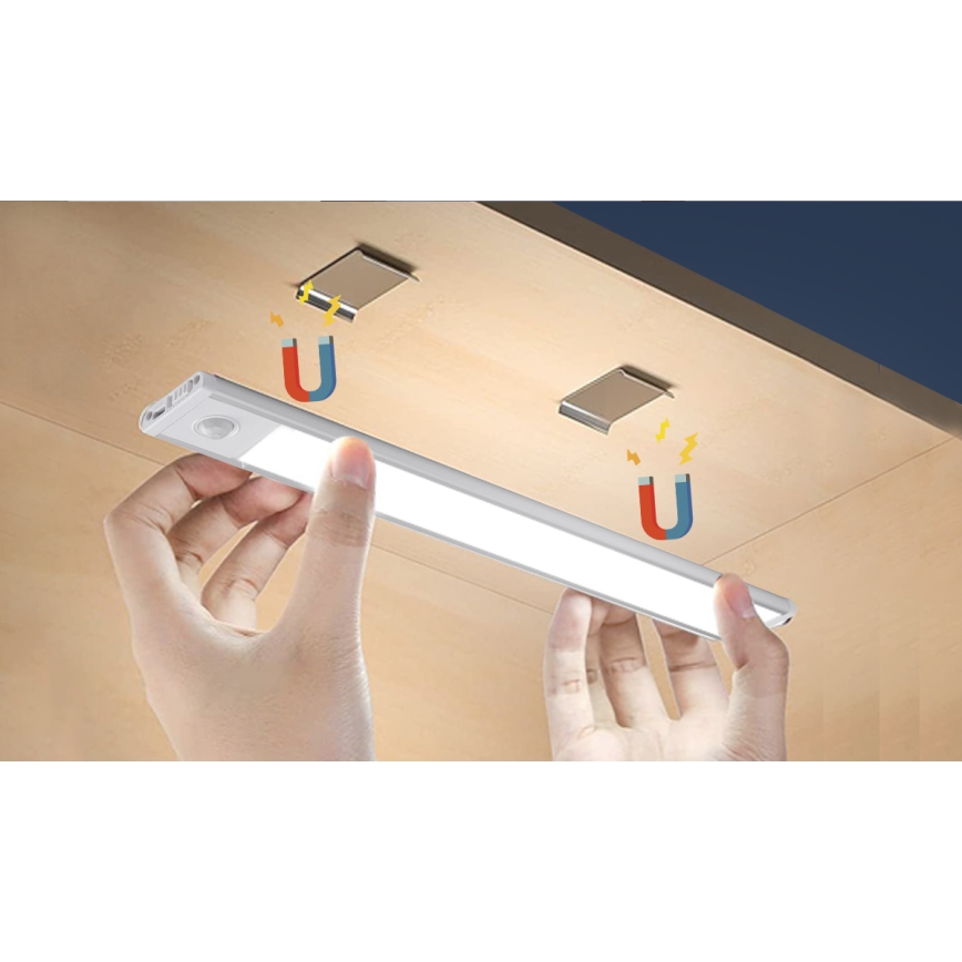 Aigostar - LED Rechargeable furniture lighting with a sensor LED/1,5W/5V 6500K